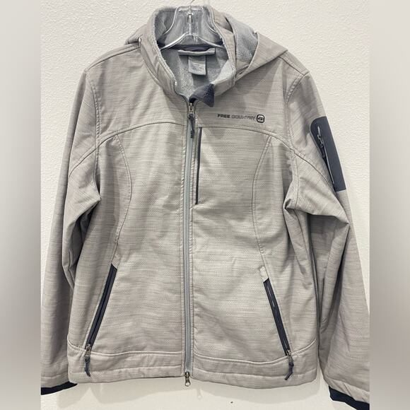 Free Country gray Large‎ jacket - Picture 1 of 9